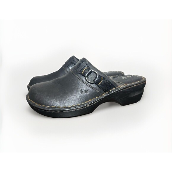 B.O.C. Born Concept‎ Madeline Black Platform Clog Slip On Shoes Women's SIZE 11 - Picture 1 of 10